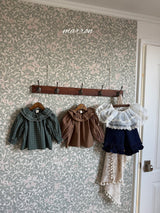 ［marron］Ellis check blouse