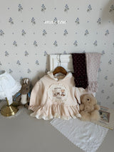 ［marron］Toto lace hoodie