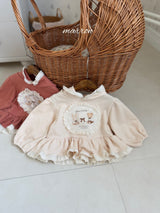 ［marron］Toto lace hoodie