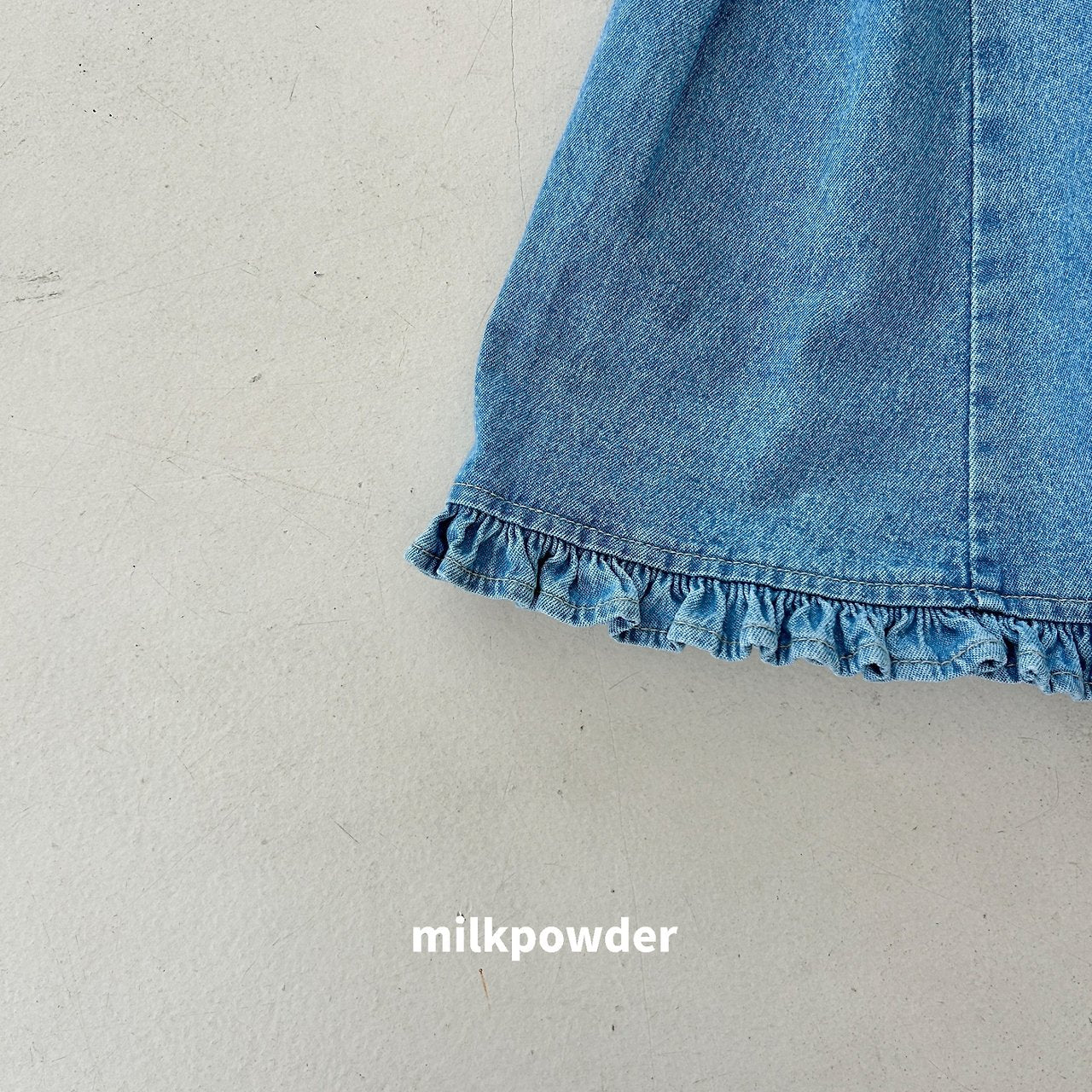 ［milk powder］Milly denim one-piece