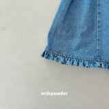［milk powder］Milly denim one-piece
