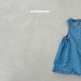 ［milk powder］Milly denim one-piece