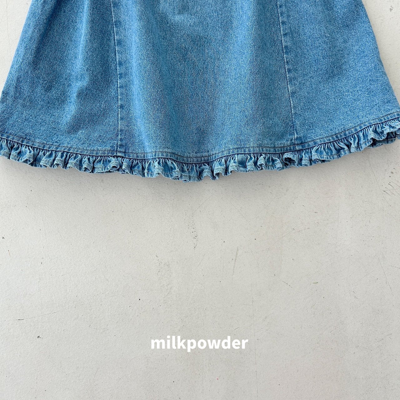 ［milk powder］Milly denim one-piece
