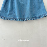 ［milk powder］Milly denim one-piece