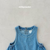 ［milk powder］Milly denim one-piece