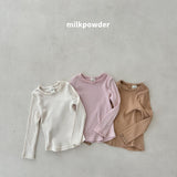 ［milk powder］Soft rib tee