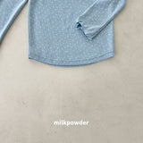 ［milk powder］Mellow flower tee