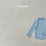 ［milk powder］Mellow flower tee