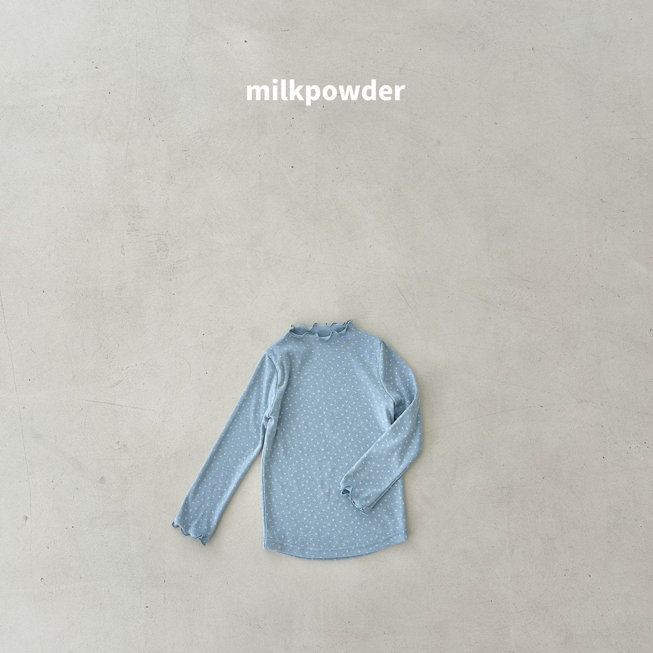 ［milk powder］Mellow flower tee