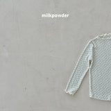 ［milk powder］Mellow flower tee
