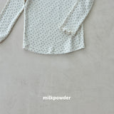 ［milk powder］Mellow flower tee