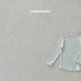［milk powder］Mellow flower tee