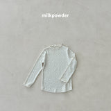 ［milk powder］Mellow flower tee