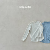 ［milk powder］Mellow flower tee
