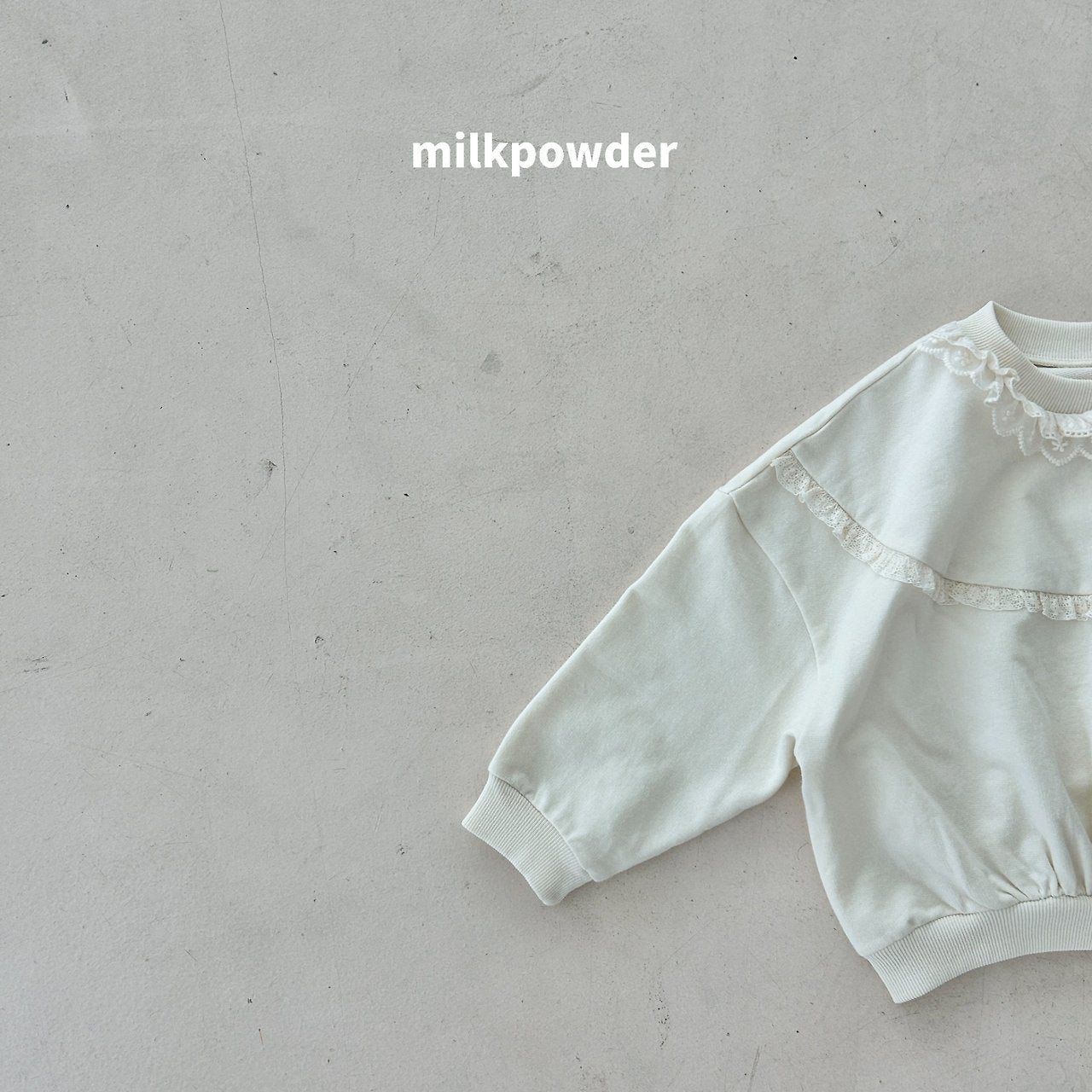 ［milk powder］Olive lace mtm