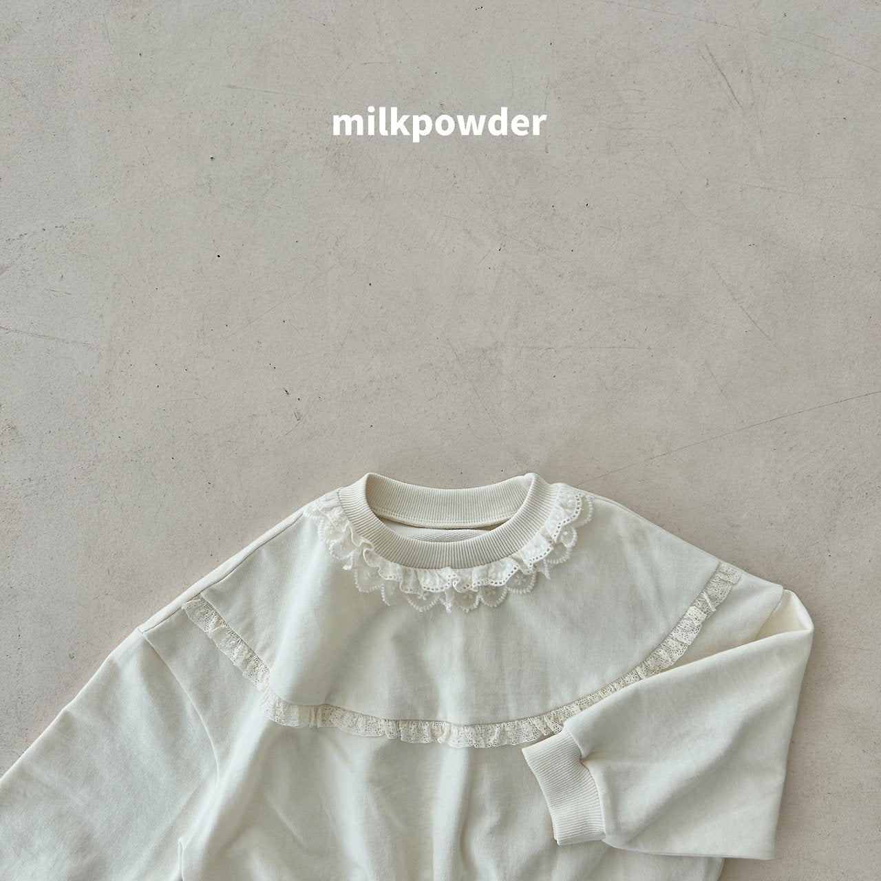 ［milk powder］Olive lace mtm