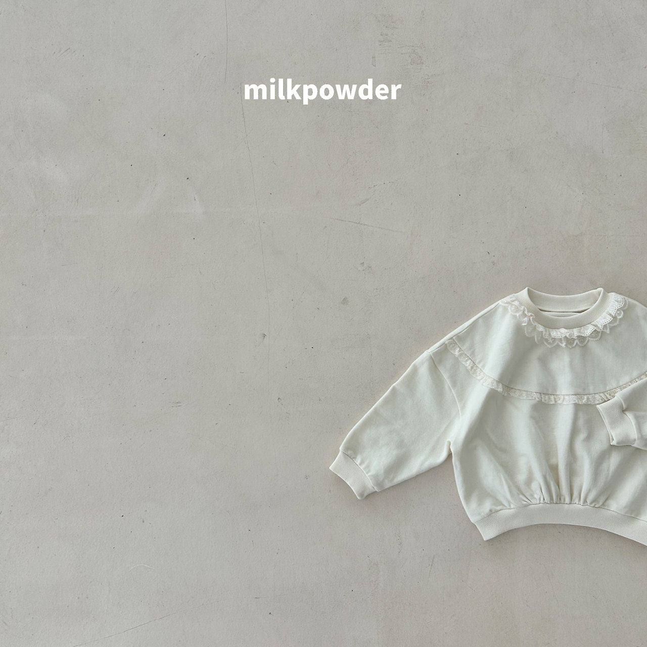 ［milk powder］Olive lace mtm