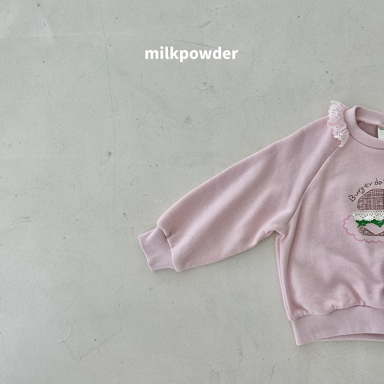 ［milk powder］Burger lace mtm