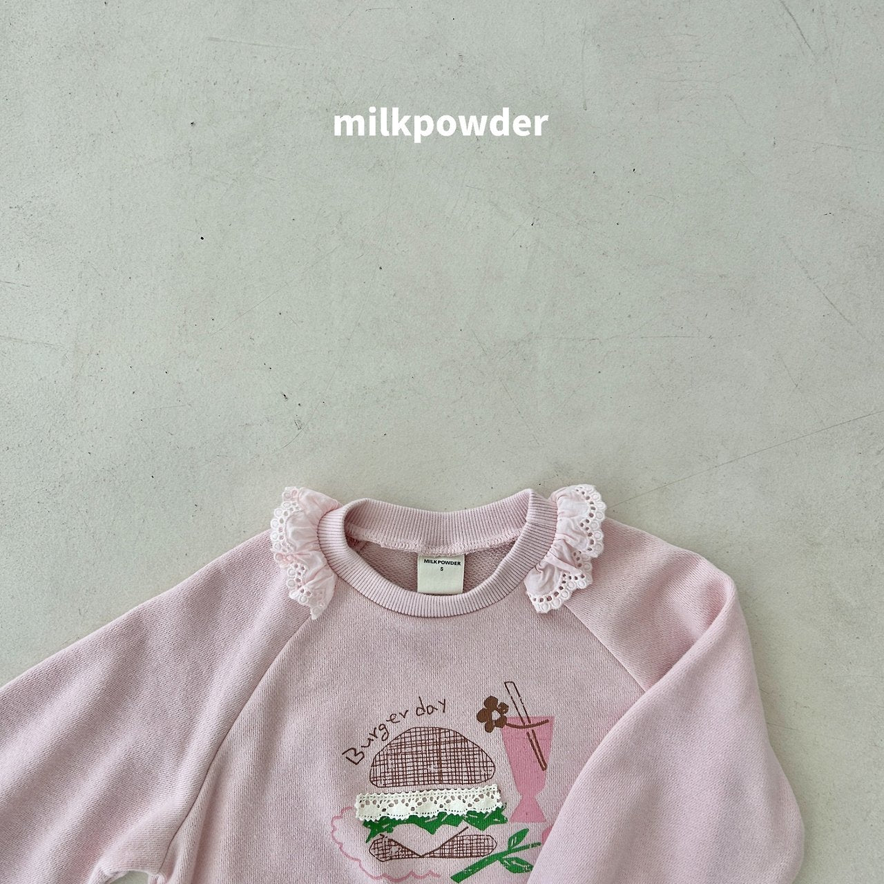 ［milk powder］Burger lace mtm