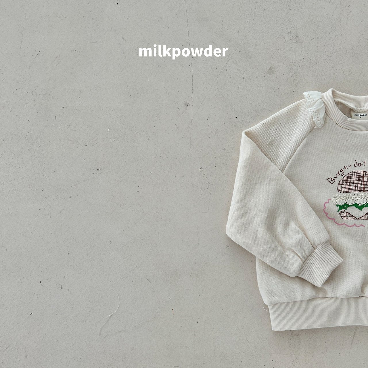 ［milk powder］Burger lace mtm