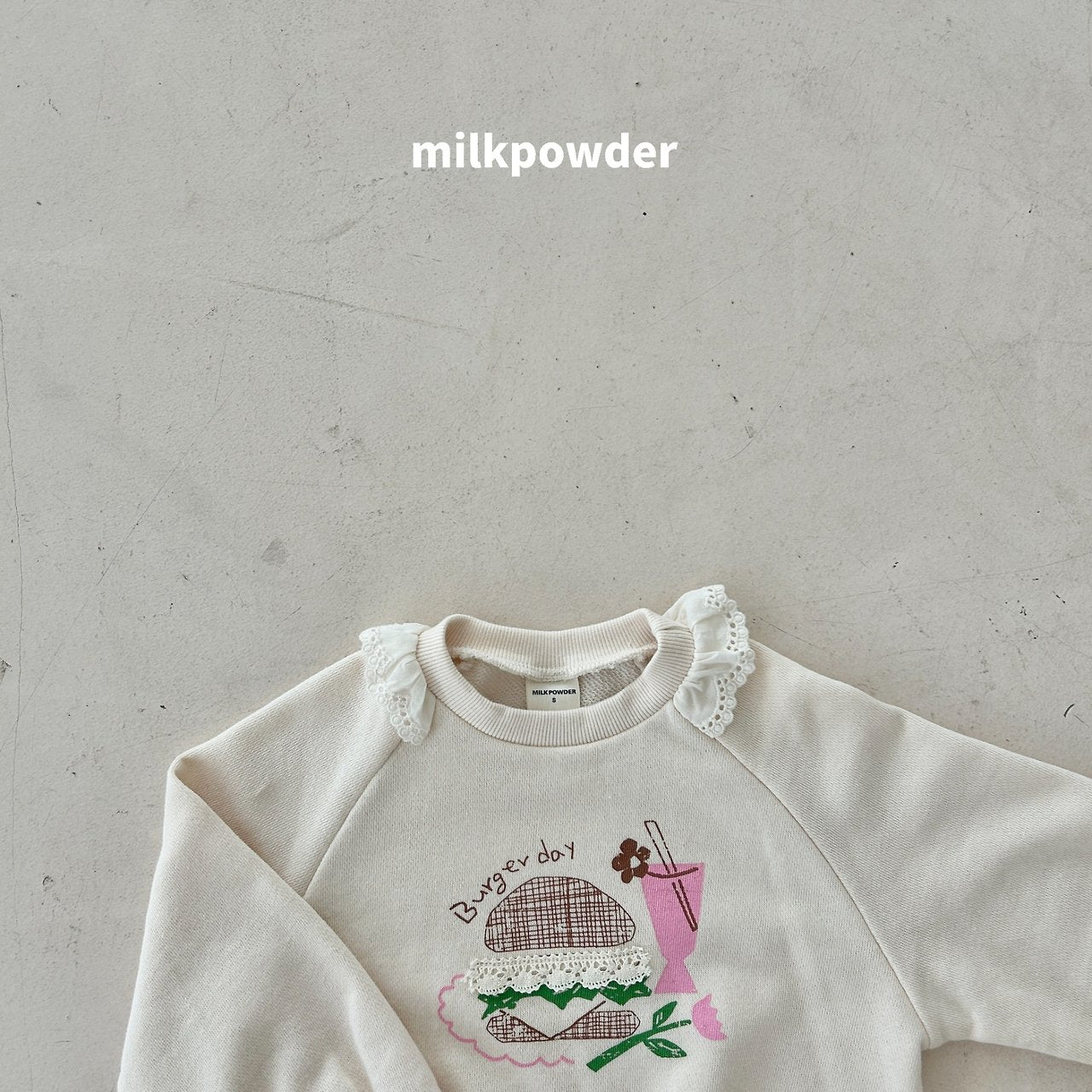 ［milk powder］Burger lace mtm