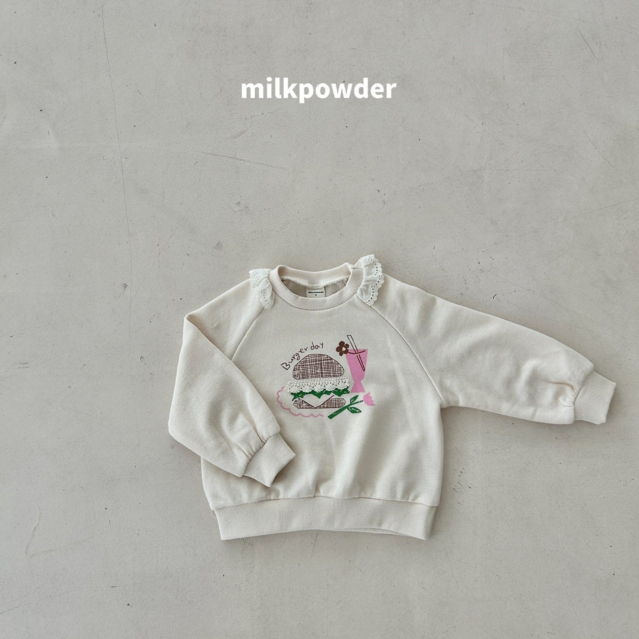 ［milk powder］Burger lace mtm