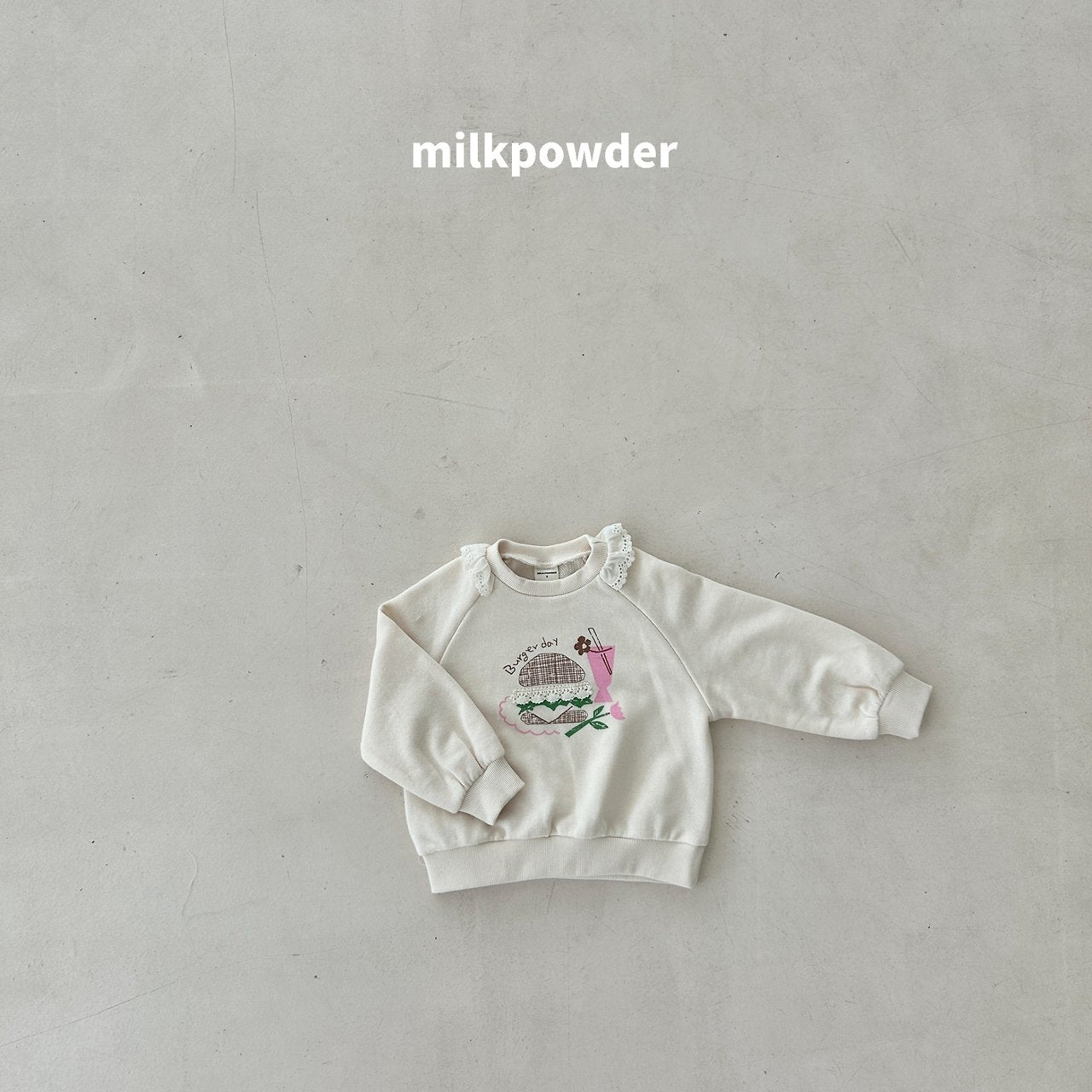 ［milk powder］Burger lace mtm