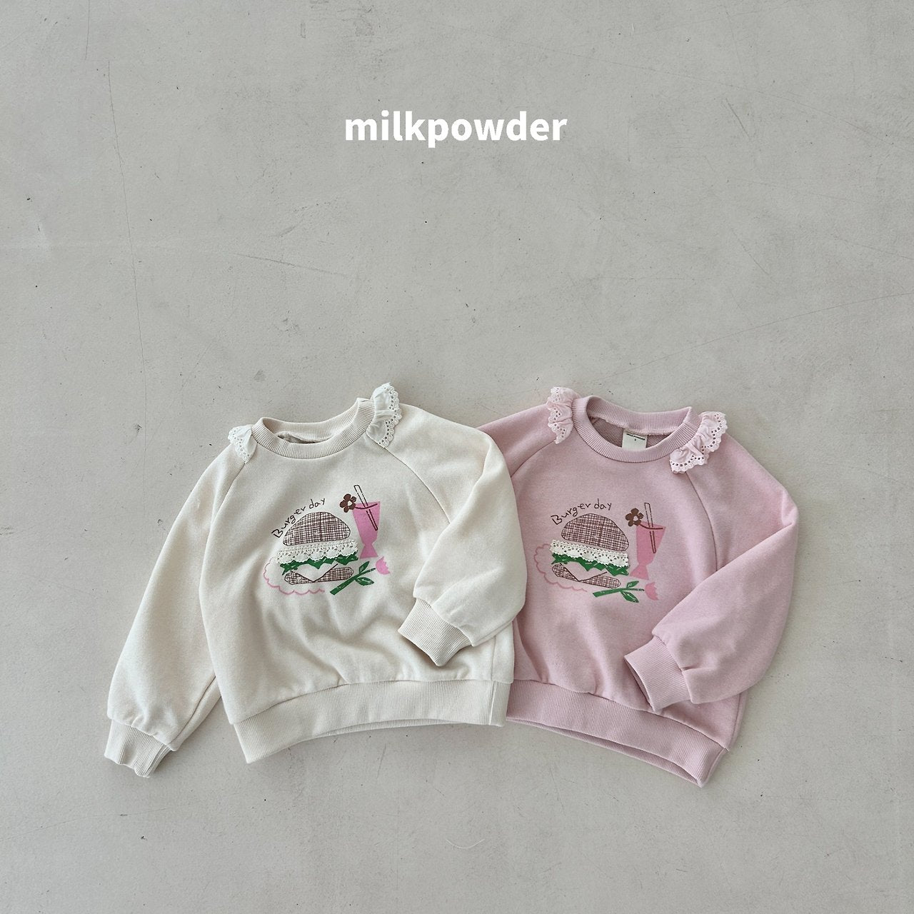 ［milk powder］Burger lace mtm