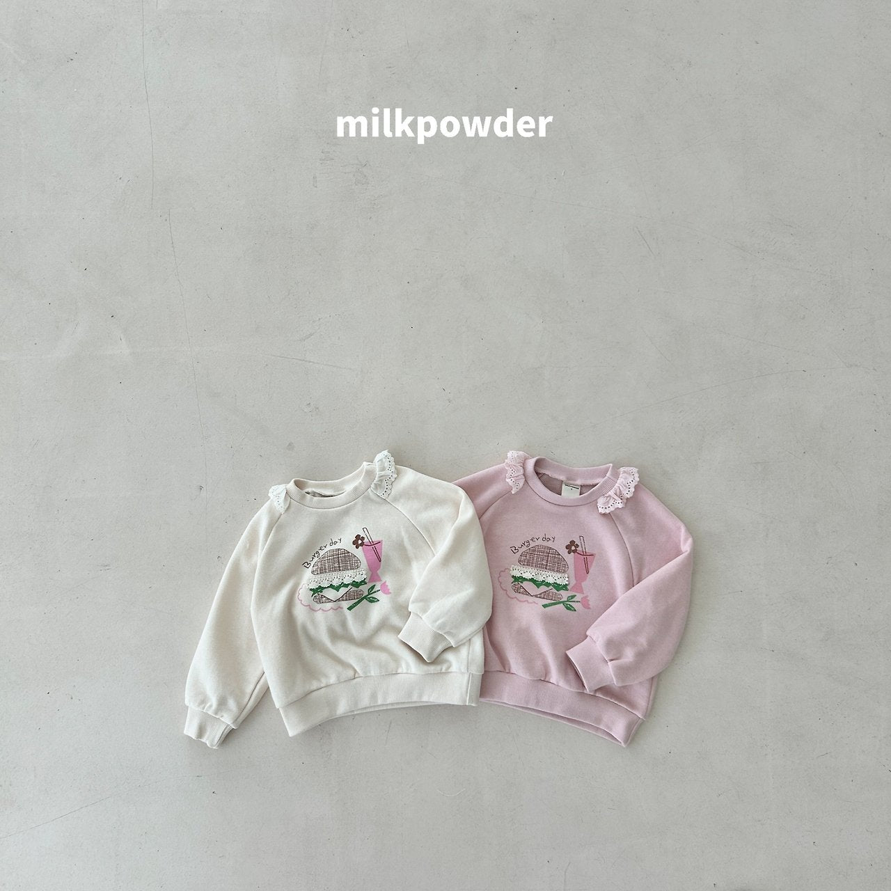 ［milk powder］Burger lace mtm