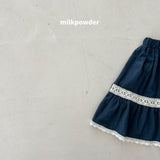 ［milk powder］Mei lace skirt