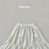 ［milk powder］Mei lace skirt