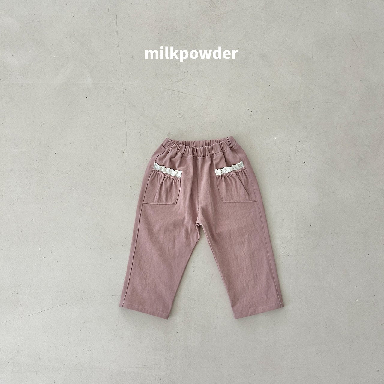 ［milk powder］Pocket lace pants