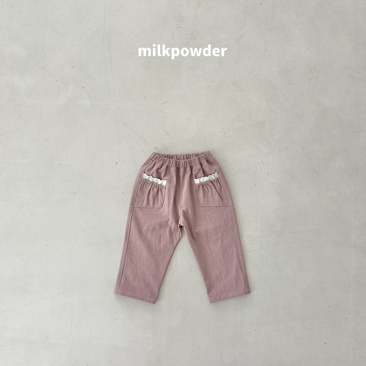 ［milk powder］Pocket lace pants