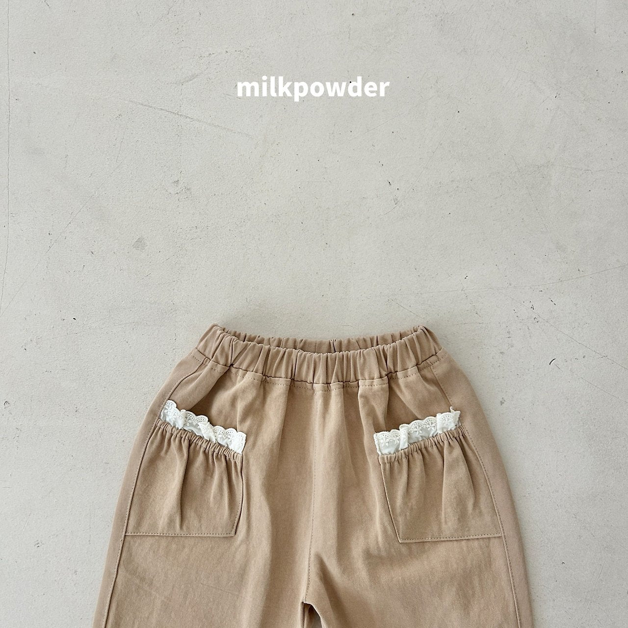 ［milk powder］Pocket lace pants