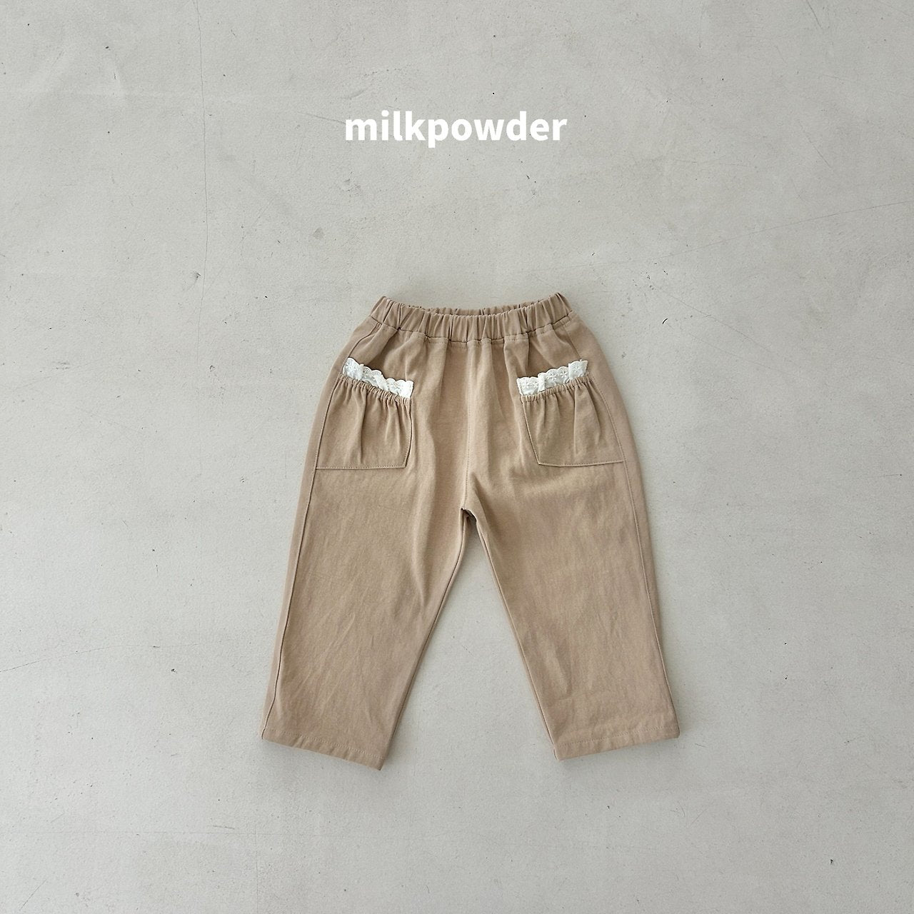 ［milk powder］Pocket lace pants