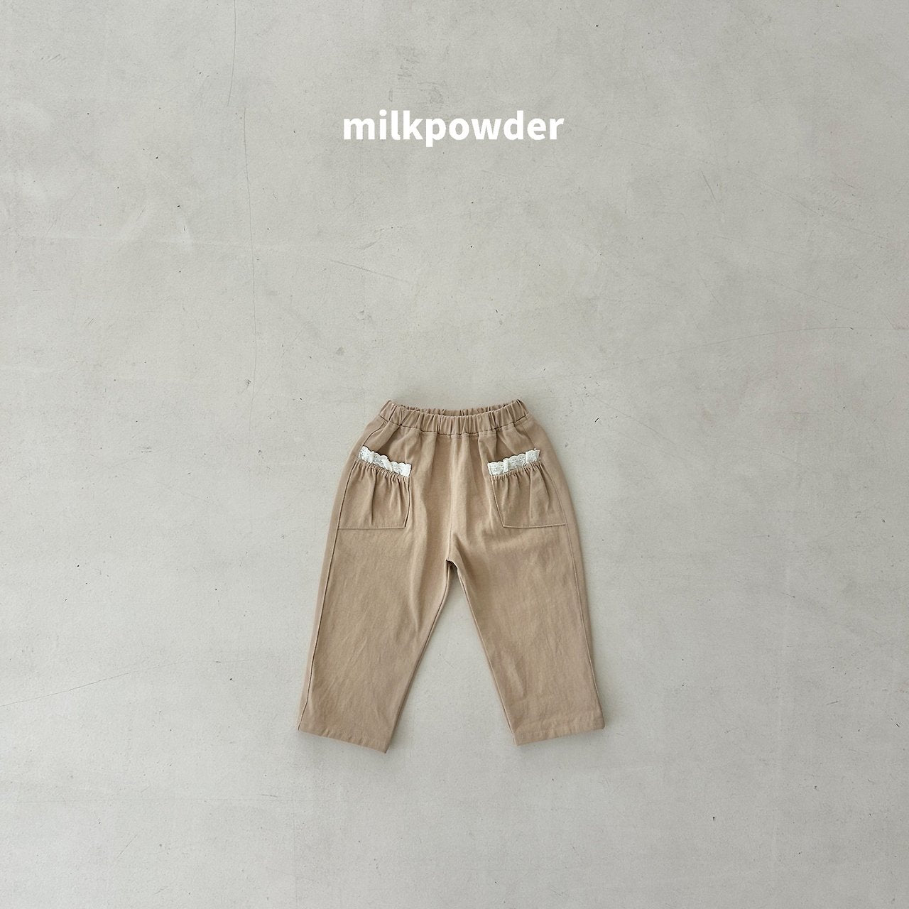 ［milk powder］Pocket lace pants
