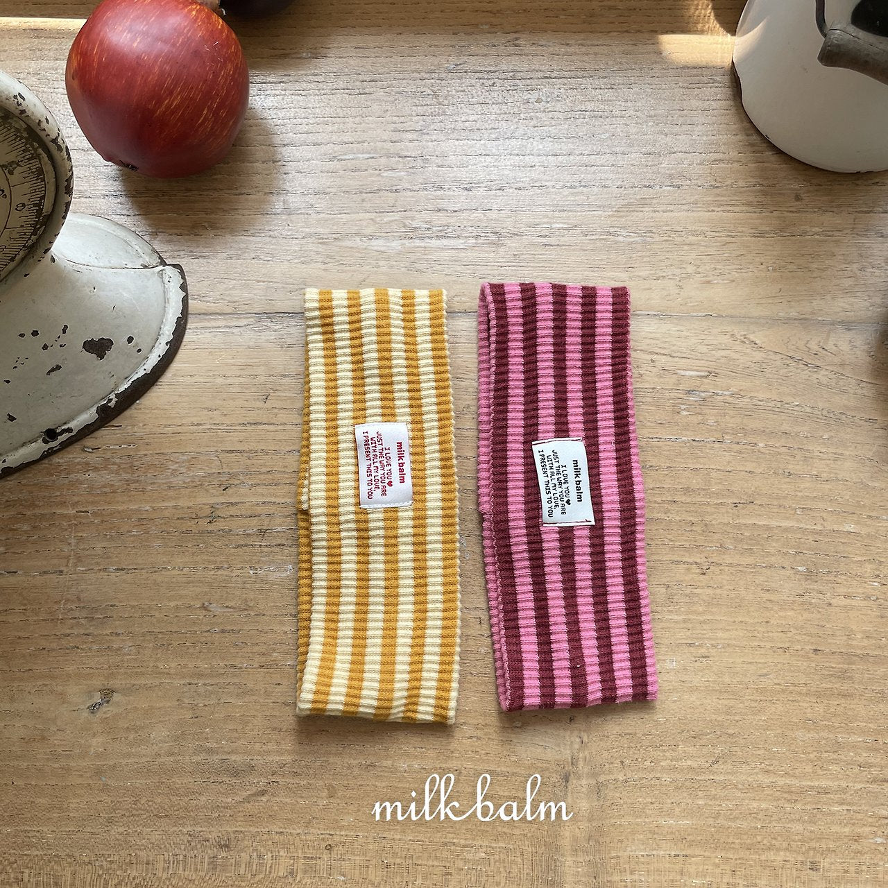 ［milk balm］Lollipop stripe hairband