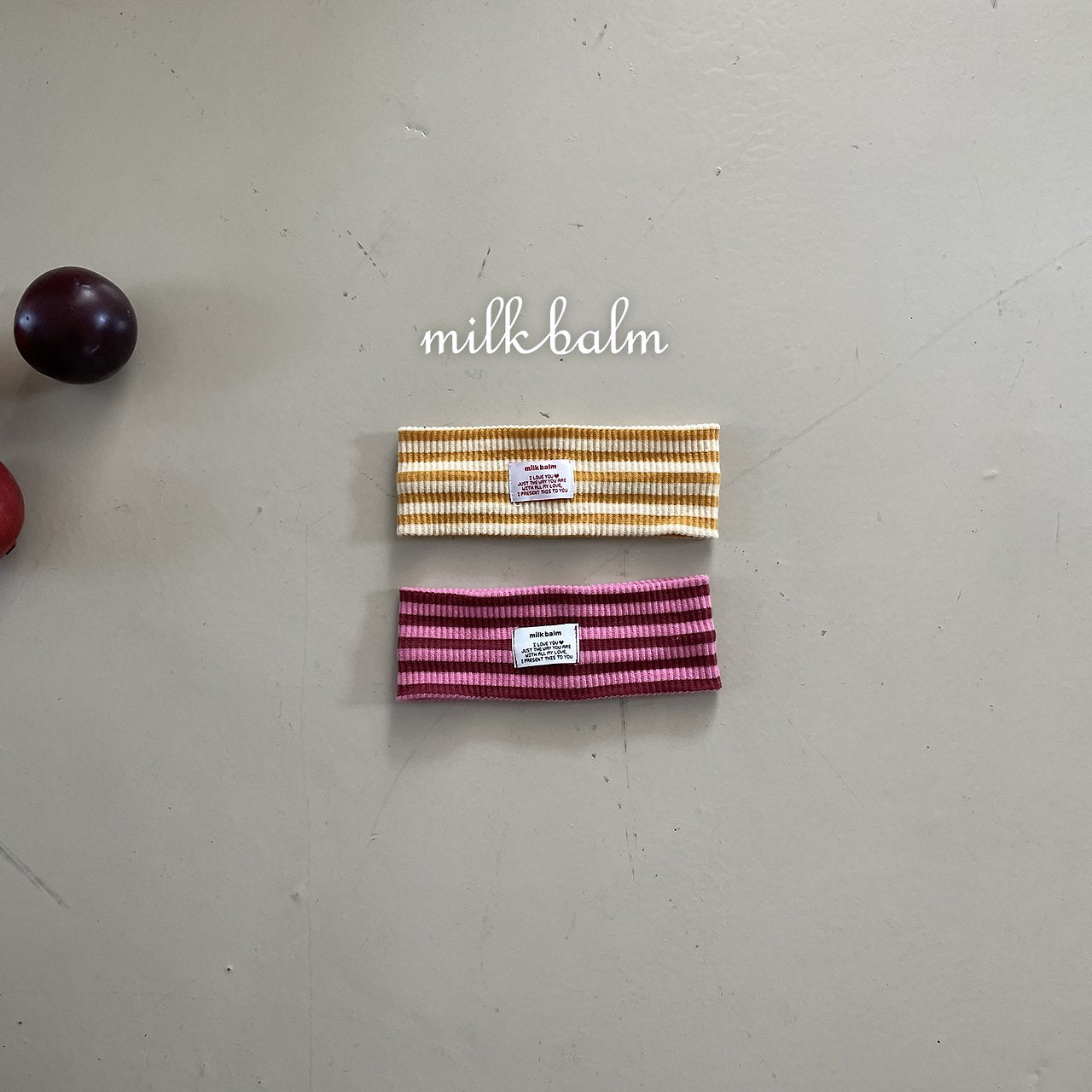 ［milk balm］Lollipop stripe hairband
