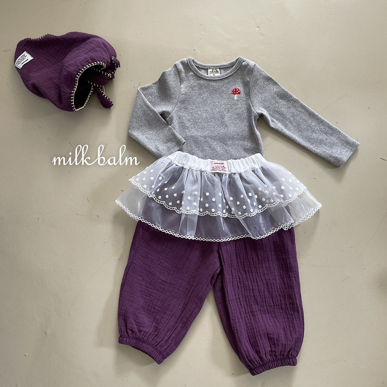 ［milk balm］Dot layered tutu