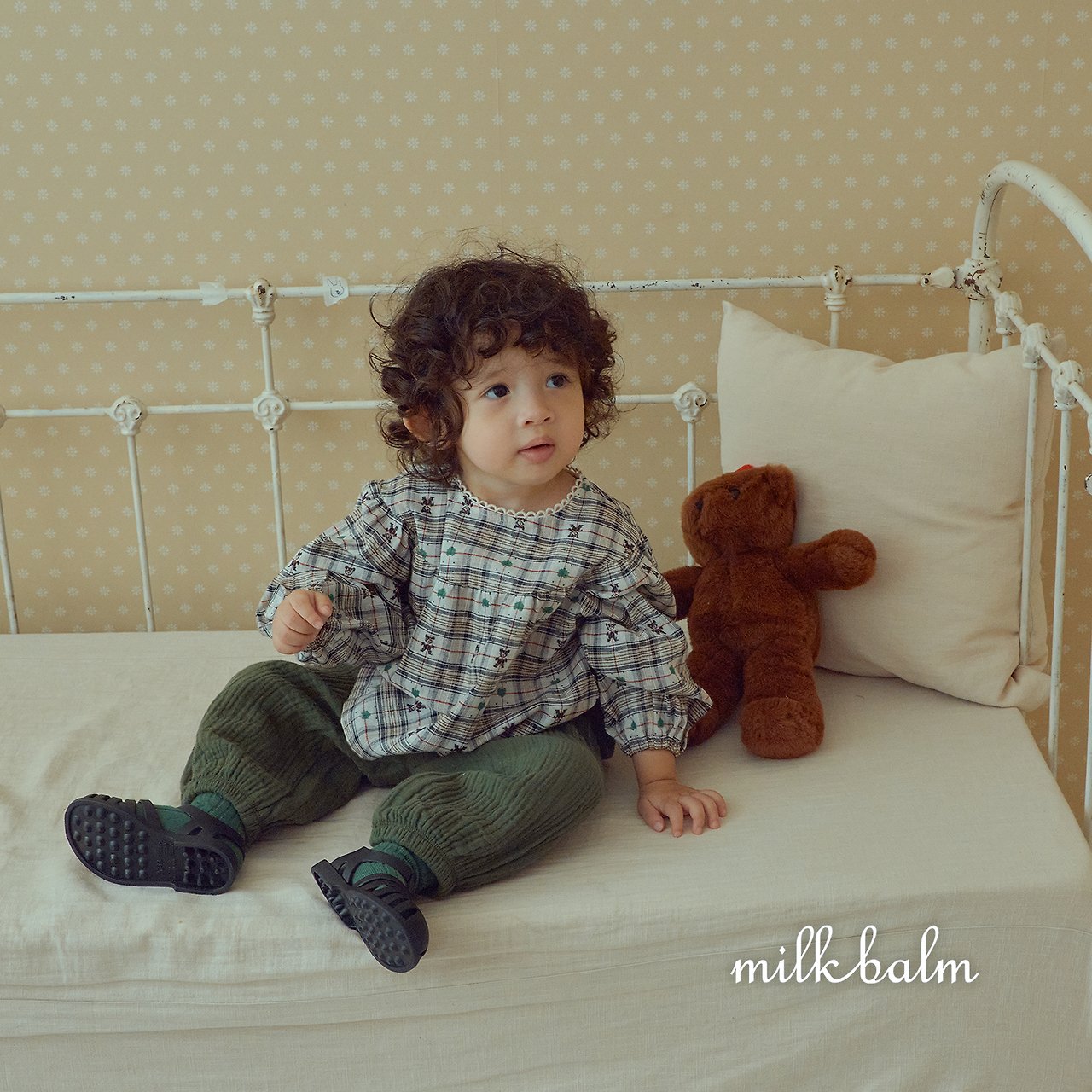 ［milk balm］Bonbon jogger pants