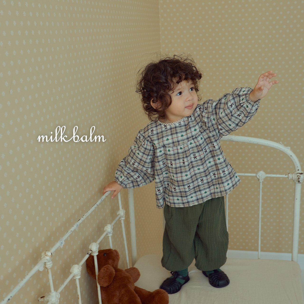 ［milk balm］Bonbon jogger pants