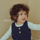 ［milk balm］Dui button vest