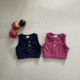 ［milk balm］Dui button vest