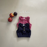 ［milk balm］Dui button vest