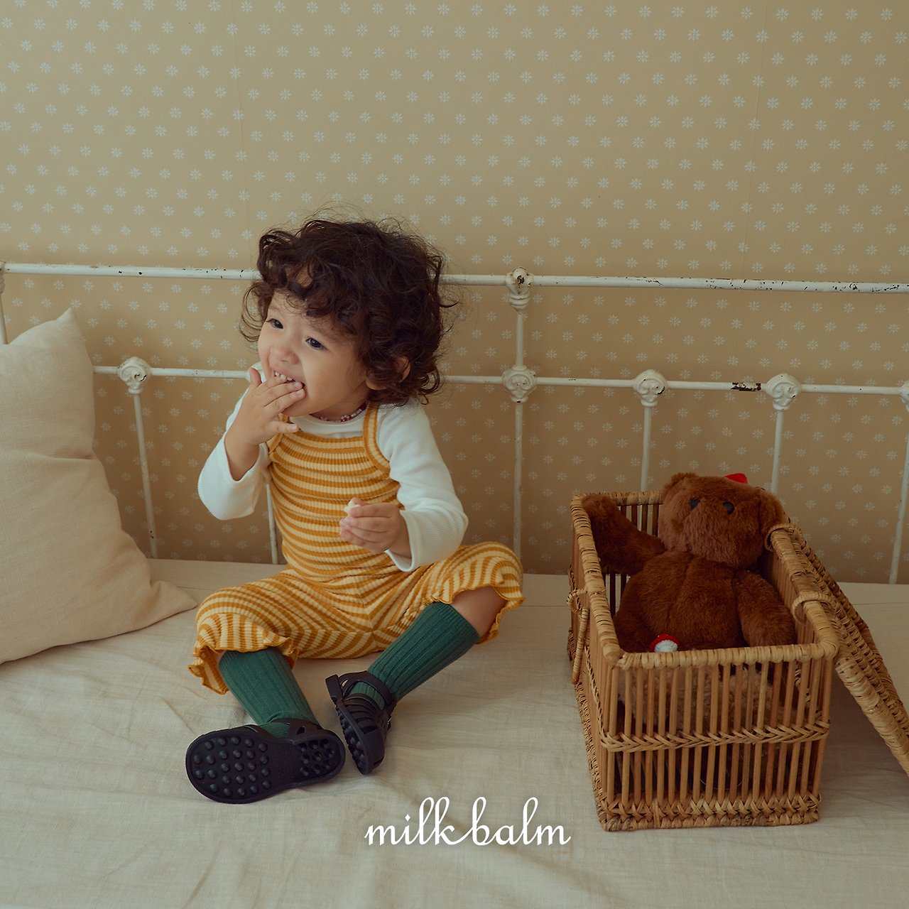 ［milk balm］Lollipop stripe pants