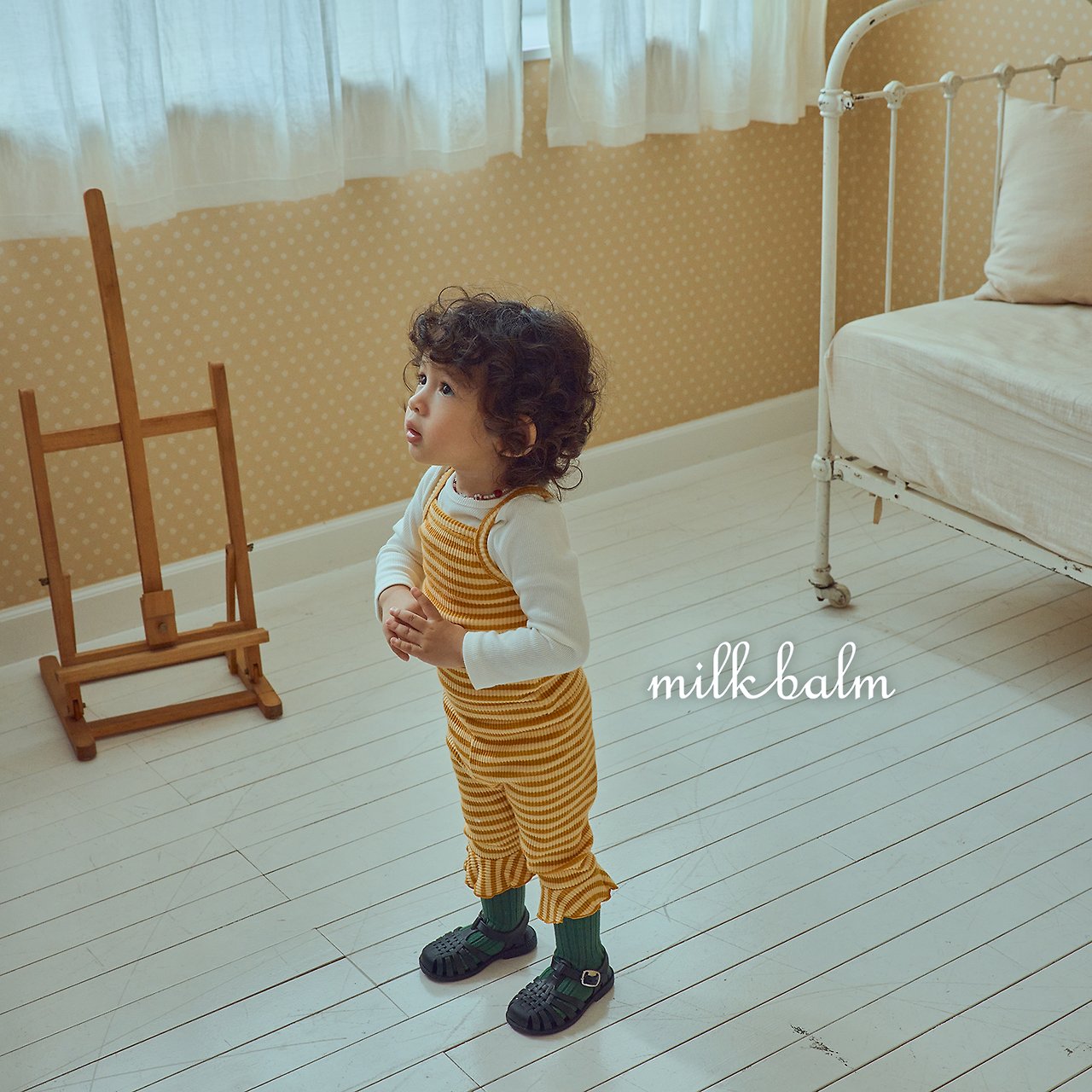 ［milk balm］Lollipop stripe pants