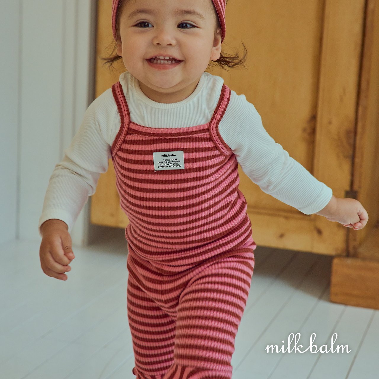 ［milk balm］Lollipop stripe pants