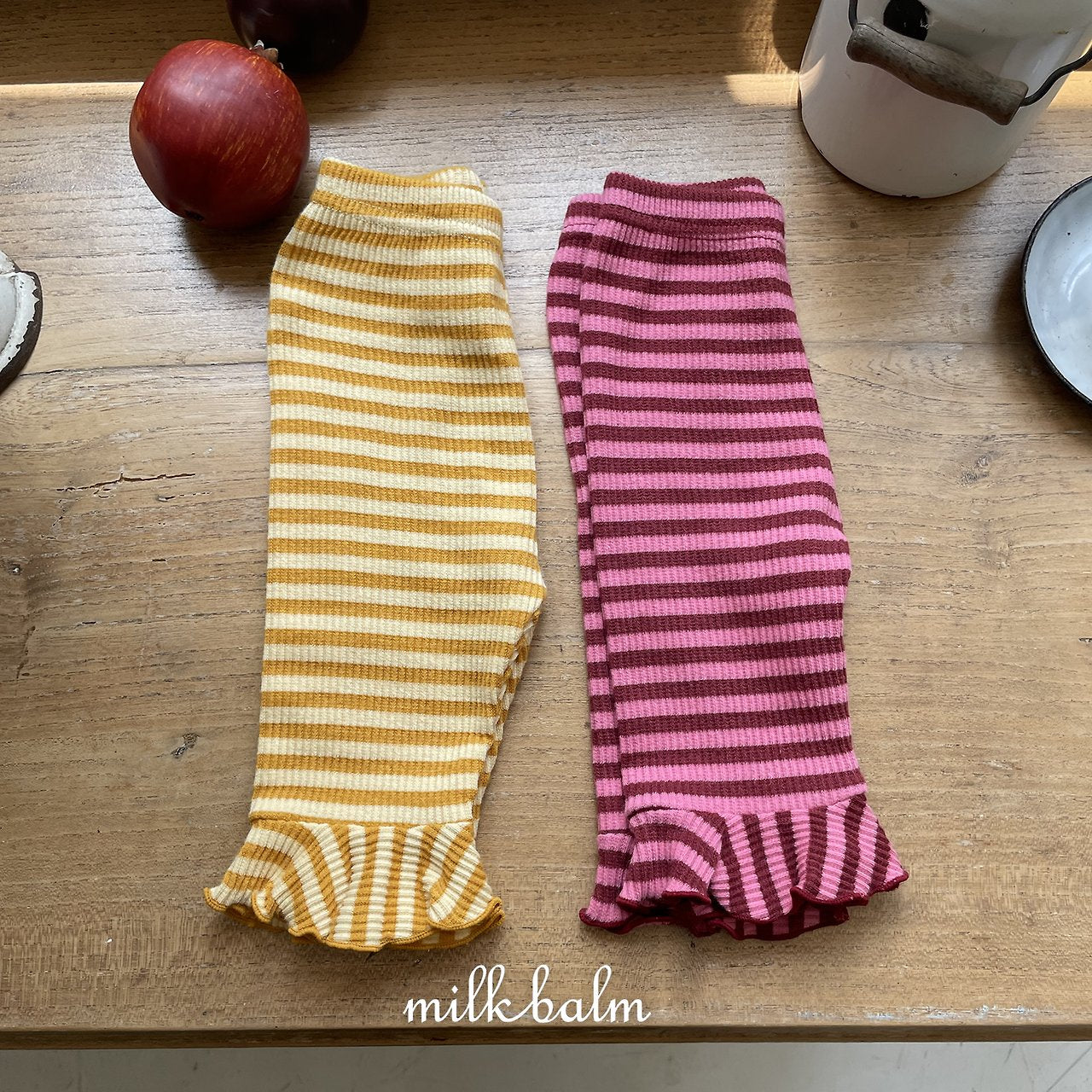 ［milk balm］Lollipop stripe pants