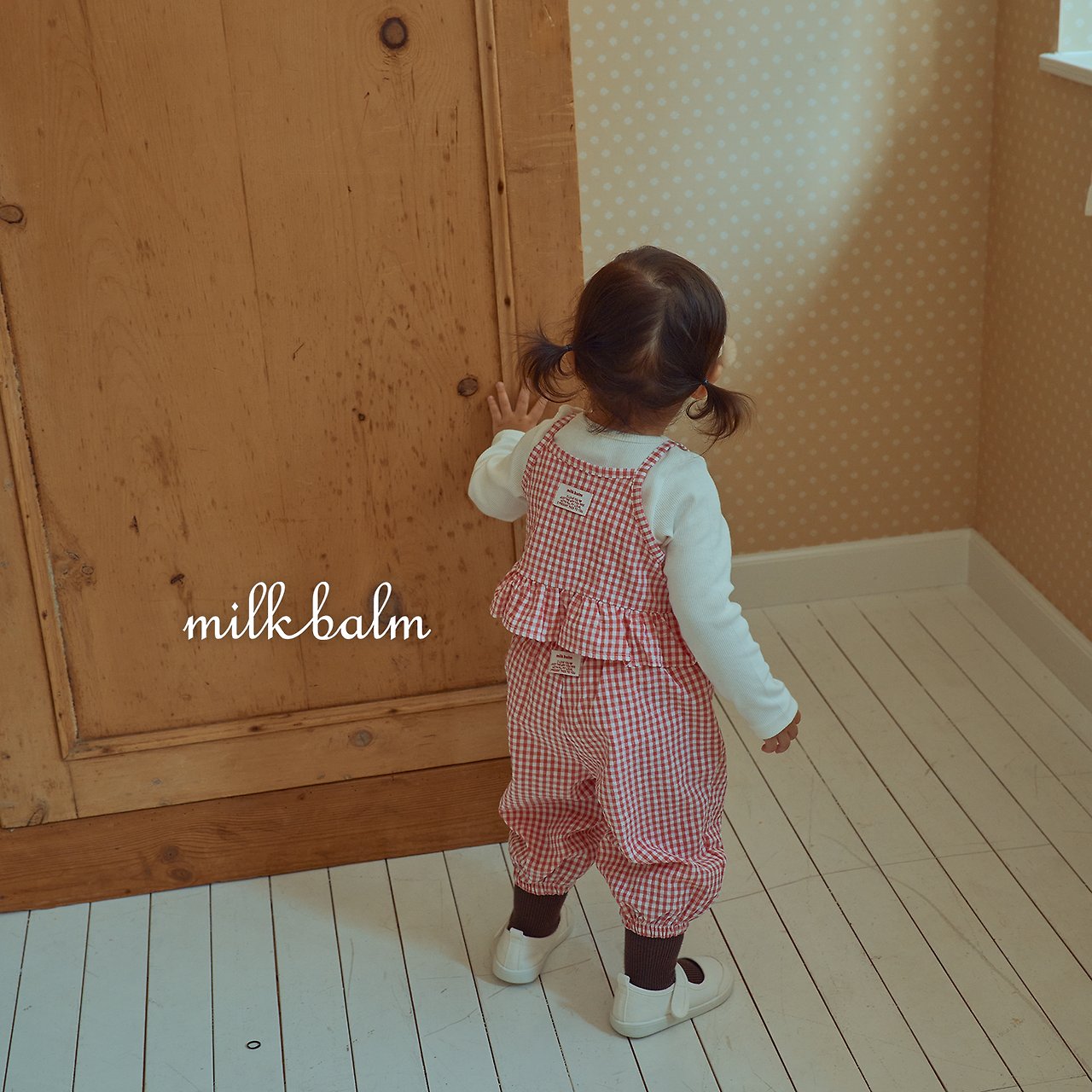 ［milk balm］Candy check pants