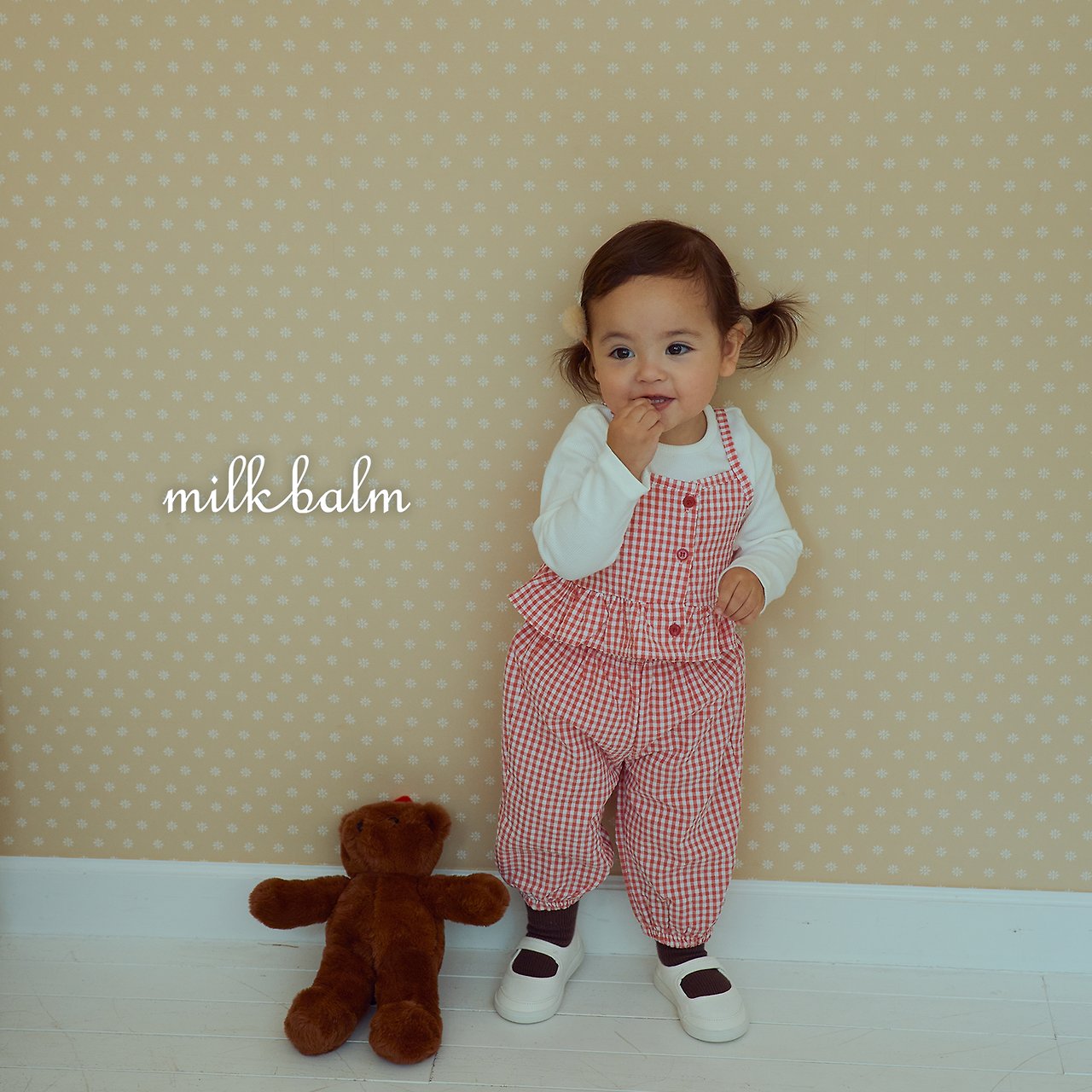 ［milk balm］Candy check pants